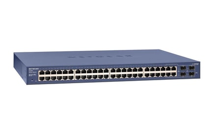 Pro Safe GS748T Managed L2+ Gigabit Ethernet 48-port (10/100/1000), Blau