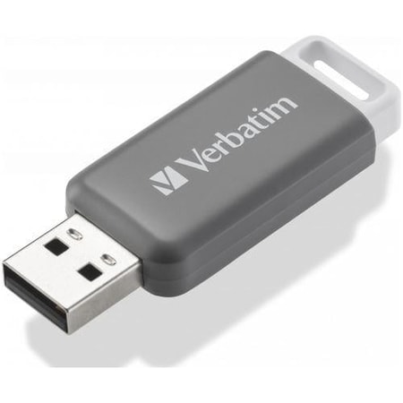 USB-Stick Databar (49456), USB 2.0, 128GB, Grau