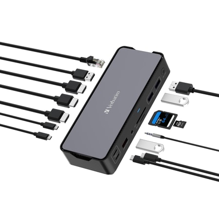 USB-C Pro Docking Station CDS-15: 15 Anschlüsse