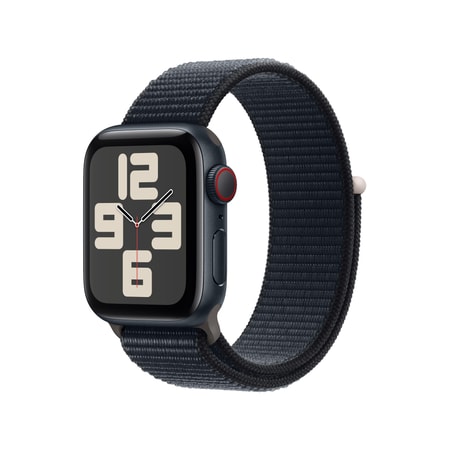 Watch SE GPS + Cellular, 44 mm Aluminiumgehäuse Mitternacht, Sport Loop Mitternacht