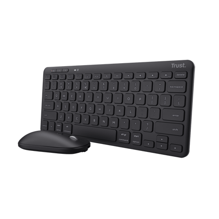 Trust Lyra Funktastatur & Funkmaus für mehrere Geräte schwarz