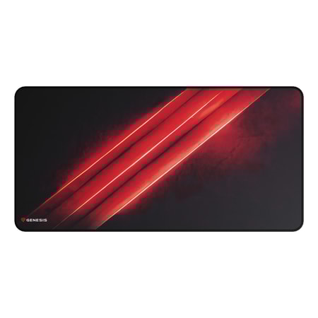 Carbon 500 Maxi Flash G2 Gaming-Mauspad, Schwarz/Rot