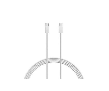 feingewebtes Apple Kabel USB-C auf USB-C 2 Meter White