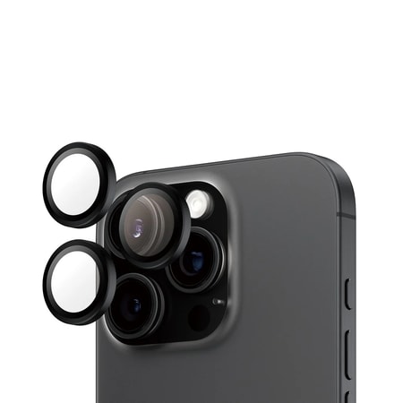PanzerGlass Hoops Schwarz Kameraschutz iPhone 16 Pro | 16 Pro Max