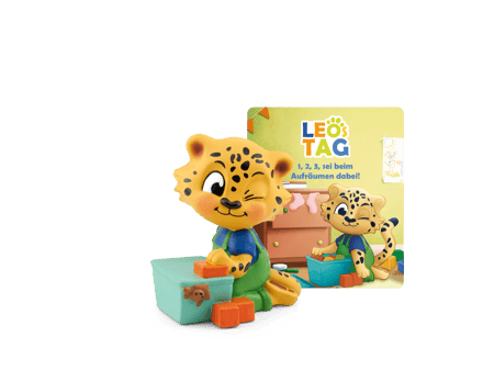 Hörfigur Leos Tag – 1, 2, 3, sei beim Aufräumen dabei!