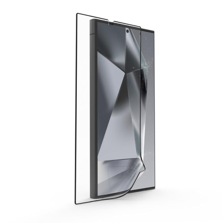 Handy-Schutzglas "Super Hybrid" für Samsung Galaxy S25 Ultra, Montagehilfe (00228524)