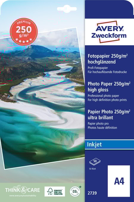 2739 Premium 50 Blatt Fotopapier
