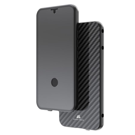 Cover "360° Glass" für Samsung Galaxy S23+, Real Carbon (00220401)