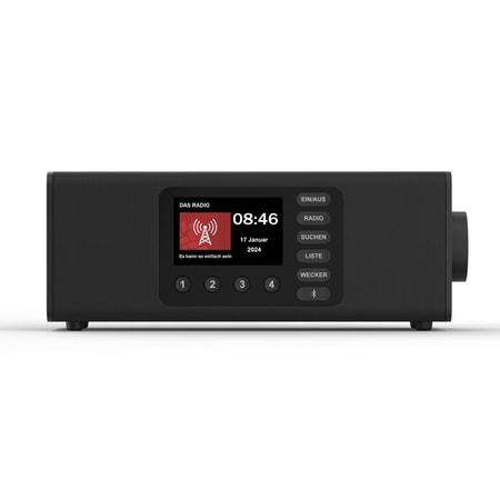 Digitalradio "DR2002BT", FM/DAB/DAB+/Bluetooth® RX, Radiowecker, Stereo, SW (00054298)