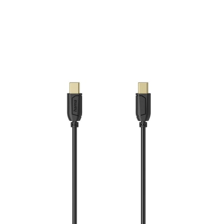 USB-C auf USB-C-Kabel "Flexi-Slim", USB 2.0, 480 Mbit/s, 0,75 m (00074266)