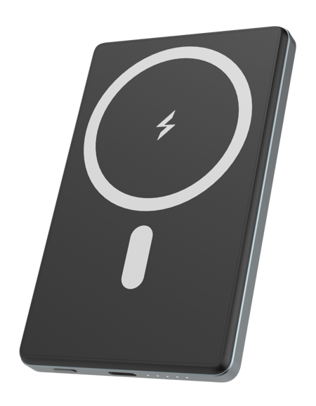 Premium Powerbank Ultraslim – Magnetic Magsafe kompatibel Dark Grey – 5000mAh 20W PD Powerbank