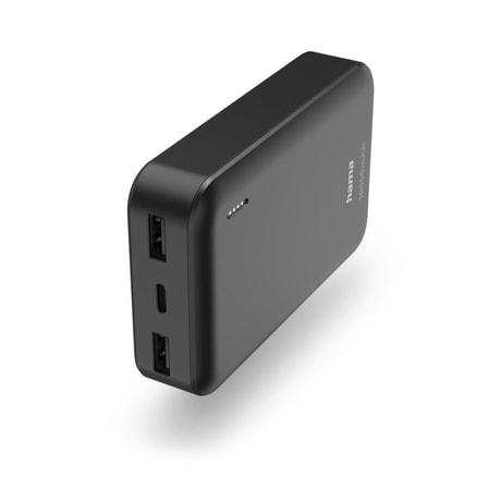 Power Pack "Pocket 10", 10000mAh, Ausgänge: 2x USB-A, Anthrazit (00201708)
