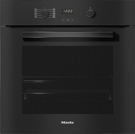 Einbaubackofen H 2860-2 B PizzaPlus Obsidianschwarz