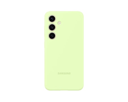 Silicone Case EF-PS921 für das Galaxy S24, Lime Handyhülle