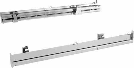 HZ638000 Clip-Vollauszug, Edelstahl