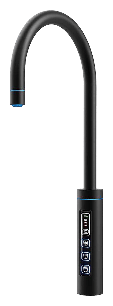 3in1 Touch Armatur (für Sprudler) rund, matt schwarz (XO-AR 3005)
