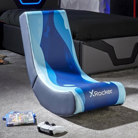 Lava Video Rocker Kinder Gaming Stuhl, faltbarer Bodensessel für Kinder und Jugendliche