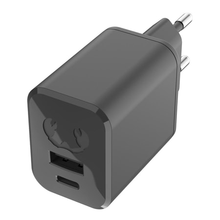 USB-C+A Mini Charger PD 45W, Storm Grey (00220555)