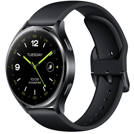 Watch 2, Schwarz mit schwarzem Armband Smartwatch