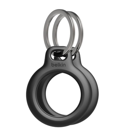 2er-Pack Secure Holder mit Schlüsselanhänger Apple AirTag schwarz