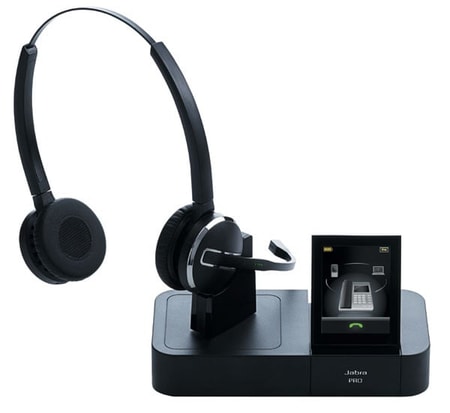 Pro 9460 Duo, Kabellos Mobiles Headset, Schwarz