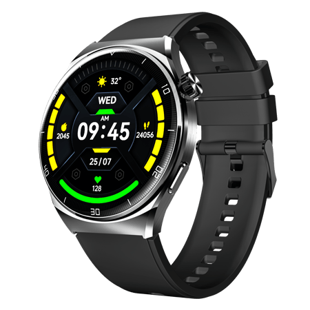 Watch 401, Black Metal Smartwatch