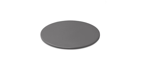 Runder glasierter Grillstein