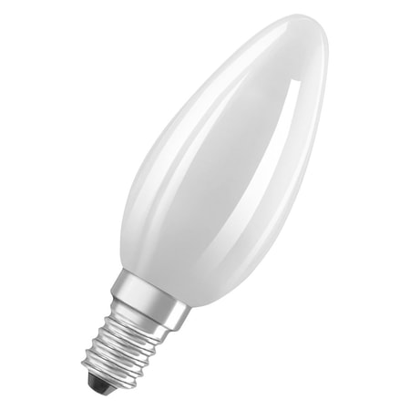 LED-Filament "Retrofit", Kerze, 6W ersetzt 60W, E14, Warmweiß, matt 00217760