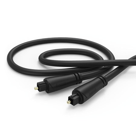 Audio-Lichtleiter-Kabel, ODT-Stecker (Toslink), vergoldet, 0,75 m (00179210) Optisches Kabel mit ODT-Stecker (Toslink)