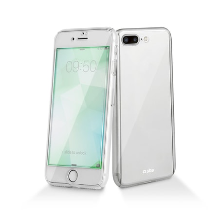 Hülle Crystal 360° für iPhone 8 Plus / 7 Plus Transparent