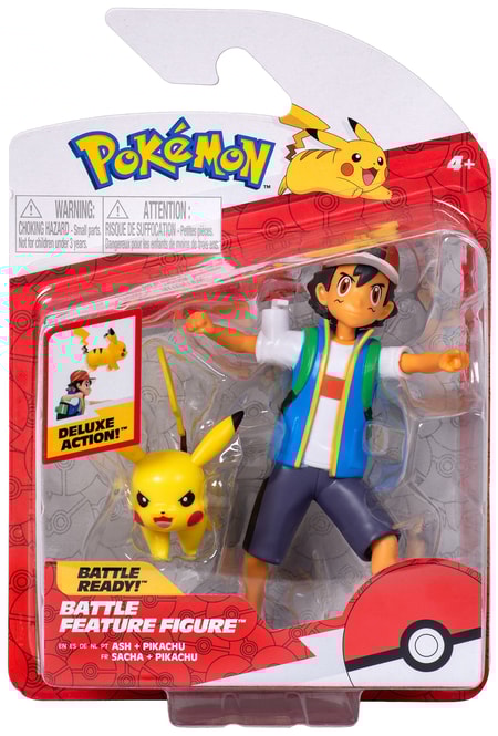 Battle Feature Figur Ash & Pikachu