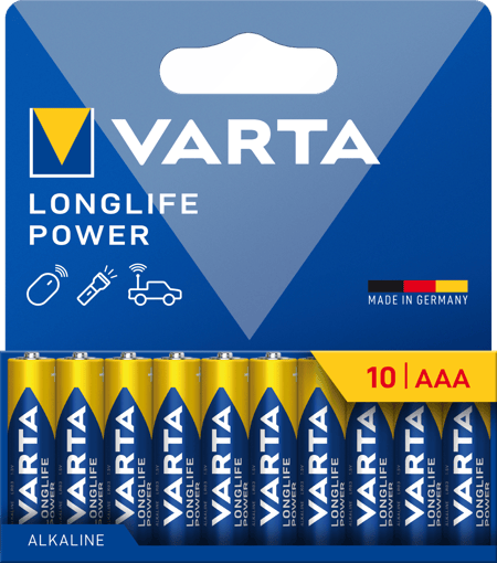 LONGLIFE Power AAA, 10er Blister Batterie