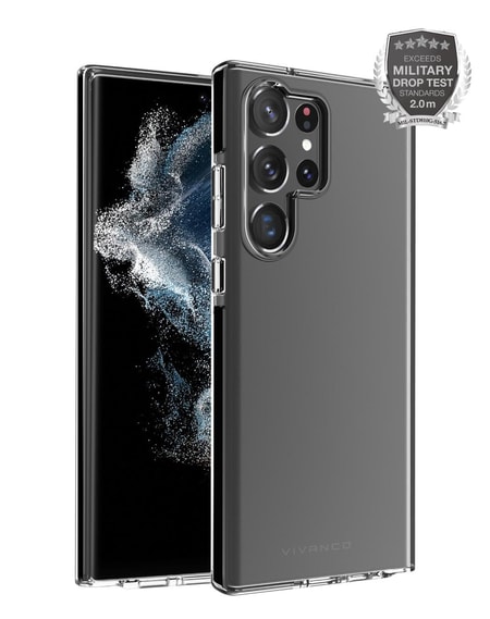 Rock Solid, Anti Shock Schutzhülle für Samsung Galaxy S23 Ultra Transparent (63516) Handyhülle