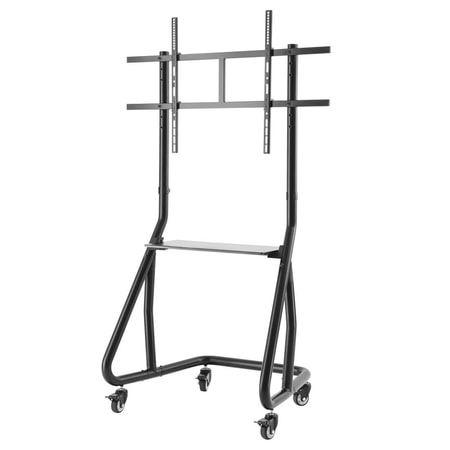 TV-Ständer mit Rollen "Trolley", bis 100 Zoll, höhenverstellbar, Schwarz (00220875)