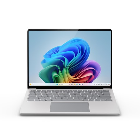 Surface Laptop, 13 Zoll, Copilot+, QHD, Snapdraon X Plus, 16 GB, 256 GB M.2 SSD, 7. Edition, Platin