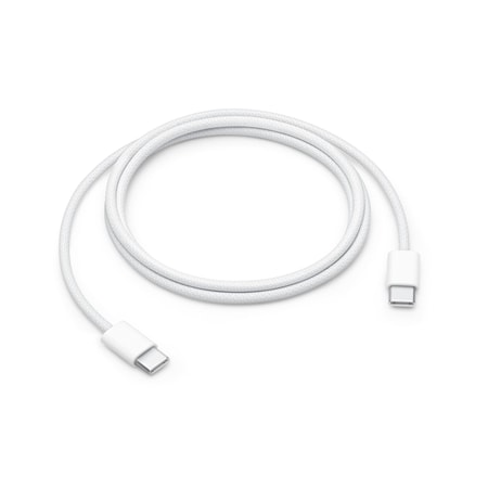 60W USB-C Ladekabel (1 m), weiß