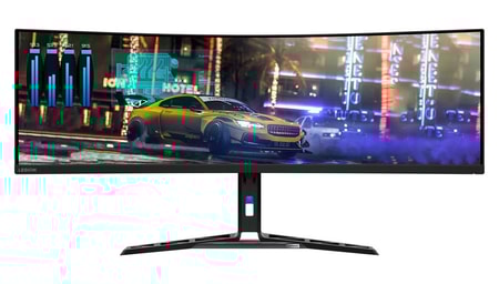 Monitor Legion R45w-30, Schwarz, 44,5 Zoll, VA, DQHD, 165 Hz, 1 ms