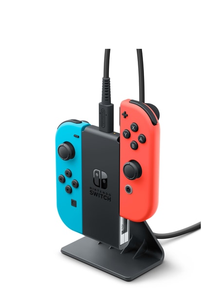 Switch Joy Con Ladeaufsteller, Schwarz Ladestation