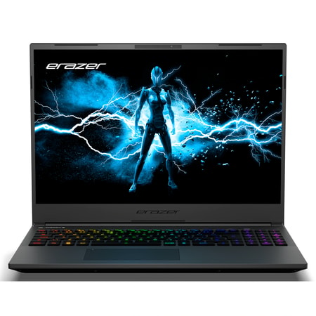 Gaming-Notebook ERAZER Major X20, Schwarz, 16 Zoll, QHD+, IPS, Intel Core i7 14700HX, 16 GB, 1 TB SSD, RTX 4070 8GB