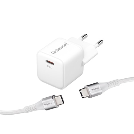 W30C 30W GaN Adapter + C315C USB-C-Kabel, 1,5 m, Weiß