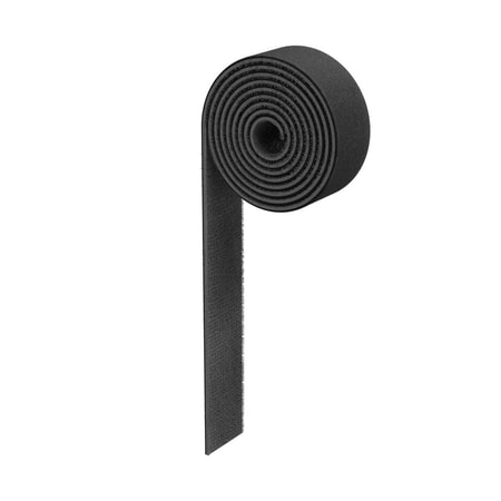 Klettband beidseitig, universell, 1,9 x 100 cm, Schwarz (00221007)