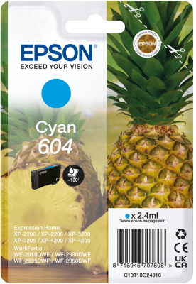 604 Ananas cyan Druckerpatrone
