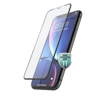 3D-Full-Screen-Schutzglas für Apple iPhone XR/11, Schwarz