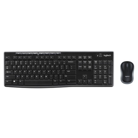 MK270 Wireless Maus-Tastatur-Set, Funk, Schwarz