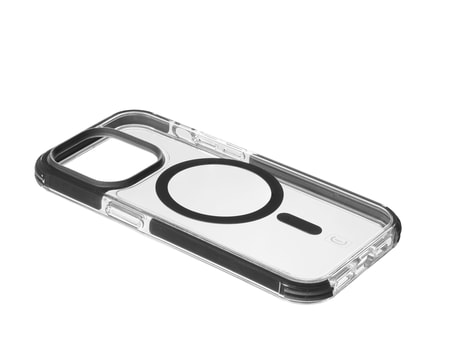 Strong Guard MagSafe Case Mag für Apple iPhone 15 Pro Transparent/Schwarz Handyhülle