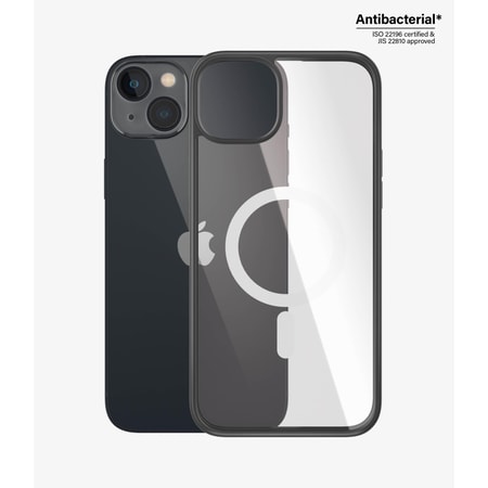 ClearCase MagSafe-kompatibel Apple iPhone 14 Plus | Schwarz / Transparent (0415) Handyhülle