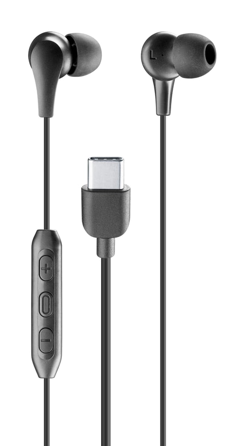 Music & Sound Earphones IN-EAR Typ-C Black (60777) In-Ear Kopfhörer
