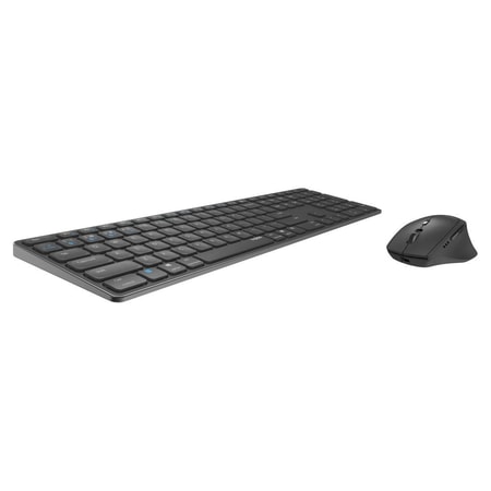 Kabelloses Multimodus Desktop-Set "9800M", DE-Layout, Dunkelgrau Maus-Tastatur-Set