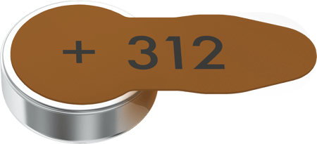 Hörgerätebatterie 312 6er