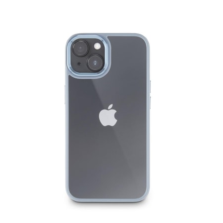 Handyhülle "Cam Protect" für Apple iPhone 15, durchsichtig, Blau (00136008)
